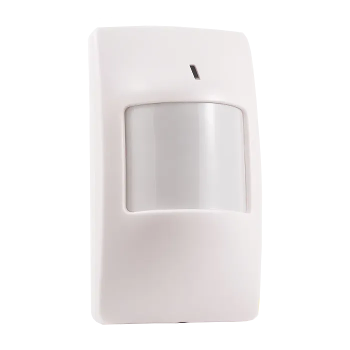 MSPIR passieve infrarood-bewegingsmelder in witte behuizing voor de reset van het BNWAS